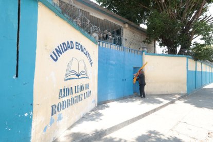 En el sitio se suspendieron las clases presenciales la mañana de este lunes 25 de septiembre de 2023.