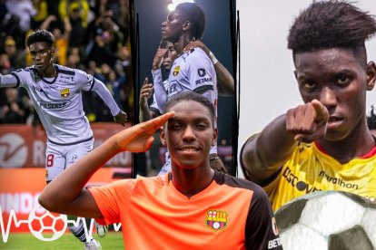 Allen Obando debutó a los 16 años en Barcelona y a los 17 hizo su primer gol en la serie A.