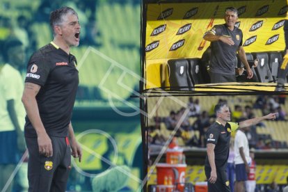 El  DT de Barcelona está sorprendido porque los hinchas se ponen de lunes a lunes la camiseta del ídolo, dice que eso no lo había visto nunca.