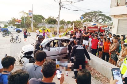 Una persona murió a consecuencia de una accidente de tránsito.