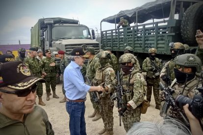 El 30 de septiembre el primer mandatario visitó Durán y dijo que hay que recuperar la paz de las familias de este cantón.