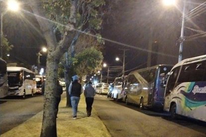 El servicio estaba paralizado.