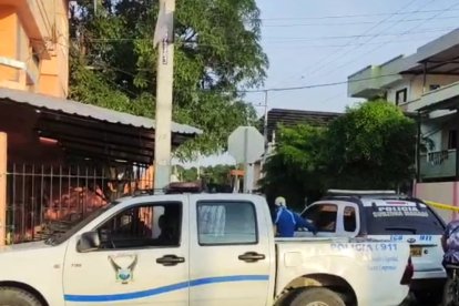 La Policía acudió al llamado de un crimen en Portoviejo.