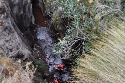 La extranjera realizaba un recorrido en bicicleta por el área del cañón de La Chorrera.