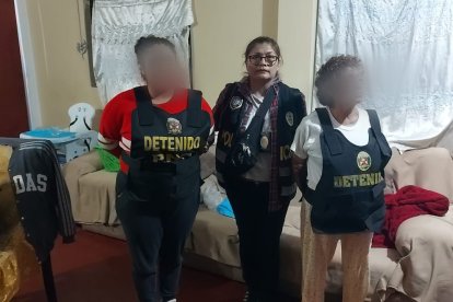 Los presuntos delincuentes fueron puestos a órdenes de las autoridades peruanas.