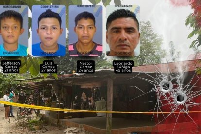 El crimem del padre y sus hijos ocurrió dentro de este inmueble.