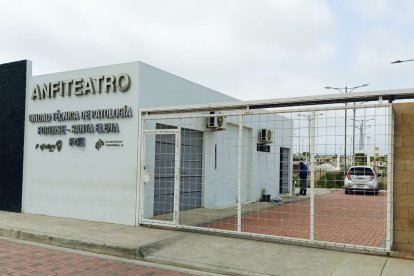 En el anfiteatro de Santa Elena realizaron las pericias a los cadáveres.