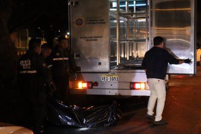 La Policía Nacional procedió a levantar el cuerpo en el lugar