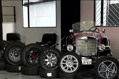 Un local de llantas, en Quito, fue asaltado durante la madrugada.