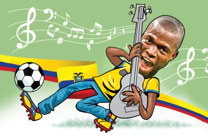 Valencia deja todo lo turro en Brasil y ahora se dedica a cantarle a Bolivia, a la que le ha hecho siete goles.