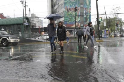 Las lluvias han sorprendido a transuntes.