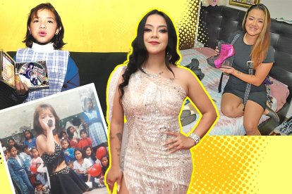 Tañita Cardona a los 8 años grabó su primer disco, tiene 24 años de una carrera exitosa.