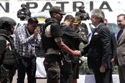 El presidente Guillermo Lasso fue parte del acto.
