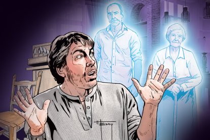 El joven cree que sus parientes que perdieron la vida hace años lo llegaron a visitar.