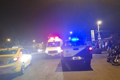 El accidente de tránsito se reportó en una zona del sureste de la capital orense.