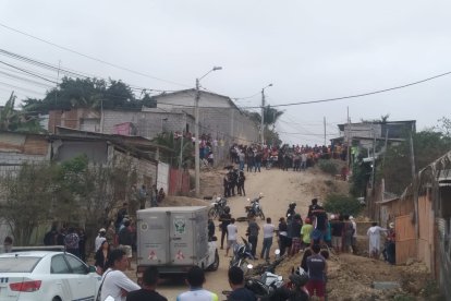 En el sector Las Palmeras ocurrió el doble crimen.