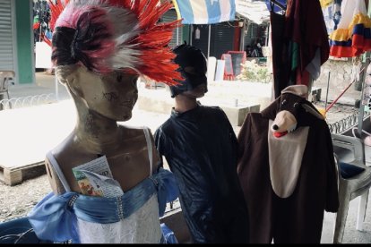 Una 'criolla bonita' como opción 'terrorífica' para atuendos de Halloween.