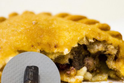 La víctima compartió su experiencia en sus redes sociales y adjuntó la evidencia de la bala.