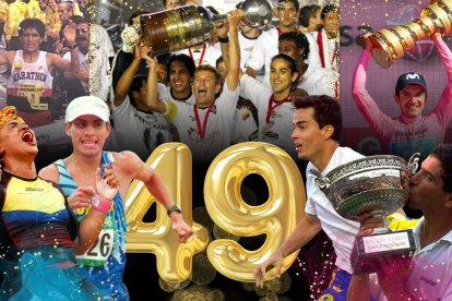 Extra en sus 49 siempre presente con el deporte ecuatoriano.