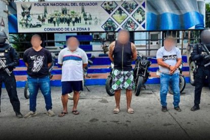 Los detenidos fueron procesados por delincuencia organizada.