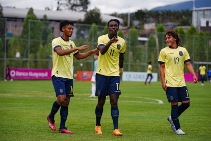 La selección sub-17 de Ecuador se alista para el Mundial de Indonesia.