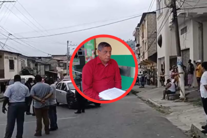 El abogado fue baleado en pleno centro de Esmeraldas.