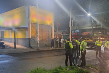 El atraco se registró la noche del domingo.