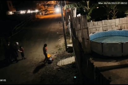 Una de las imágenes que se aprecia en el cuestionado video