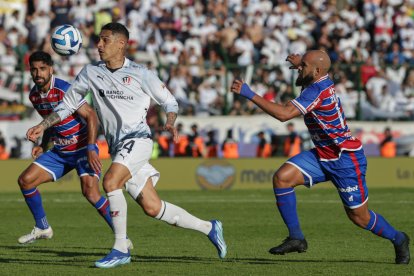 Liga de Quito está empatando ante Fortaleza.