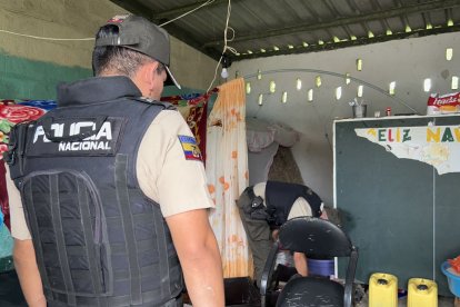 La Policía intervino en la escuela.