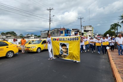 Familiares y amigos de Diego Alcívar siguen confiando en que Dios hará que él vuelva a casa.