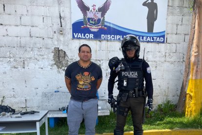 El detenido, según la Policía, tenía aliento a licor.