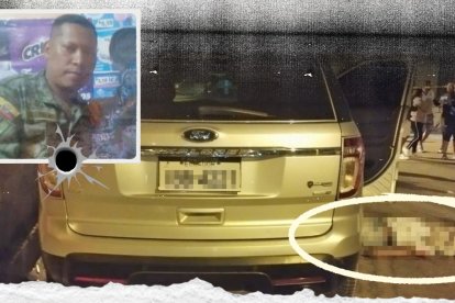 El militar en servicio activo Carlos Alberto Tello Chilla conversaba con amigos cuando llegaron a matarlo.