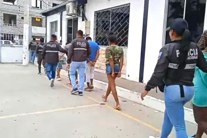 Los detenidos fueron llevados con resguardo policial a la Penitenciaría del Litoral.