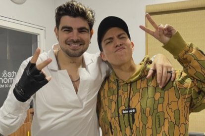 Álex Vizuete, en el concierto del cantante venezolano Jonathan Molly.