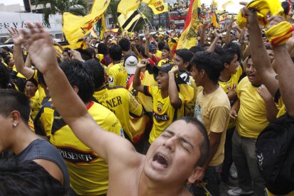 La hinchada amarilla estará a la salida del equipo cuando vaya al Capwell.
