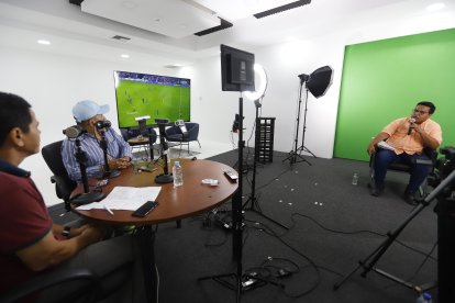 William Ludeña fue el narrador del Clásico que estuvo con Johnson Sáenz en los comentarios.