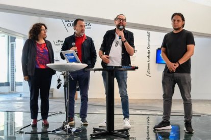 El alcalde Pabel Muñoz y los organizadores hablaron del evento.