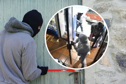 Los delincuentes estaban encapuchados y tenían guantes.