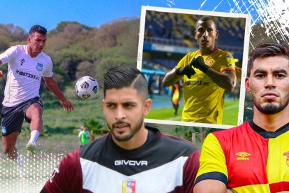 Samuel Sosa de Emelec, Rafael Romo de Católica, Rómulo Otero y Wilker Ángel de Aucas, son de la selección de Venezuela.