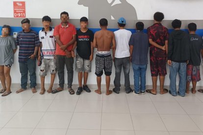Los sospechosos fueron puestos a órdenes de la autoridad judicial competente.