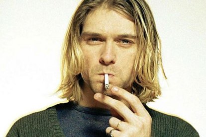 El paquete de cigarrillos los dejó Kurt Cobain en una clínica de rehabilitación.