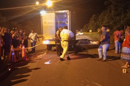 El accidente ocurrió la noche de este miércoles 16 de noviembre.