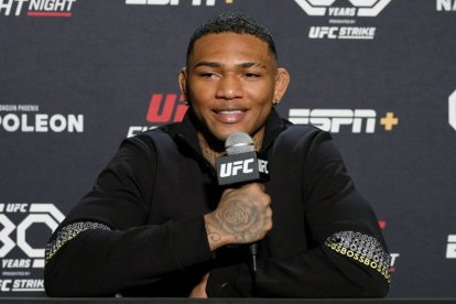 La Araña conversó con los medios en Las Vegas, este miércoles 15 de noviembre.