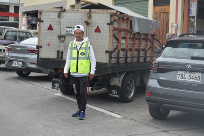Orlando Aguilar es venezolano y dice no haber sentido discriminación durante los cuatro años que lleva radicado en Pelileo.
