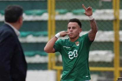 Henry Vaca marcó para Bolivia.