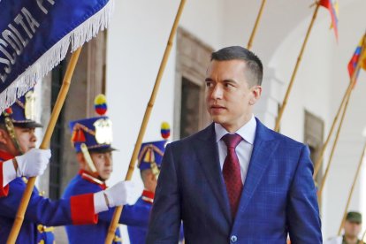 Tras la posesión, Noboa irá al Palacio de Carondelet, donde participará de un almuerzo, organizado por la Presidencia de la República.