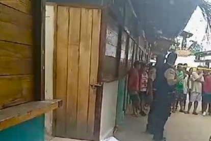 El cadáver de Ventarrón quedó entre los cocteleros.