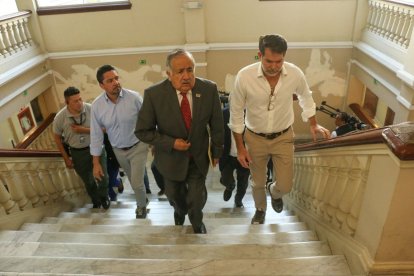 Alberto Molina, nuevo Gobernador del Guayas y Francesco Tabacchi.