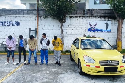 La Policía indaga si los detenidos tienen relación con hechos violentos en contra de taxistas de Chilibulo.